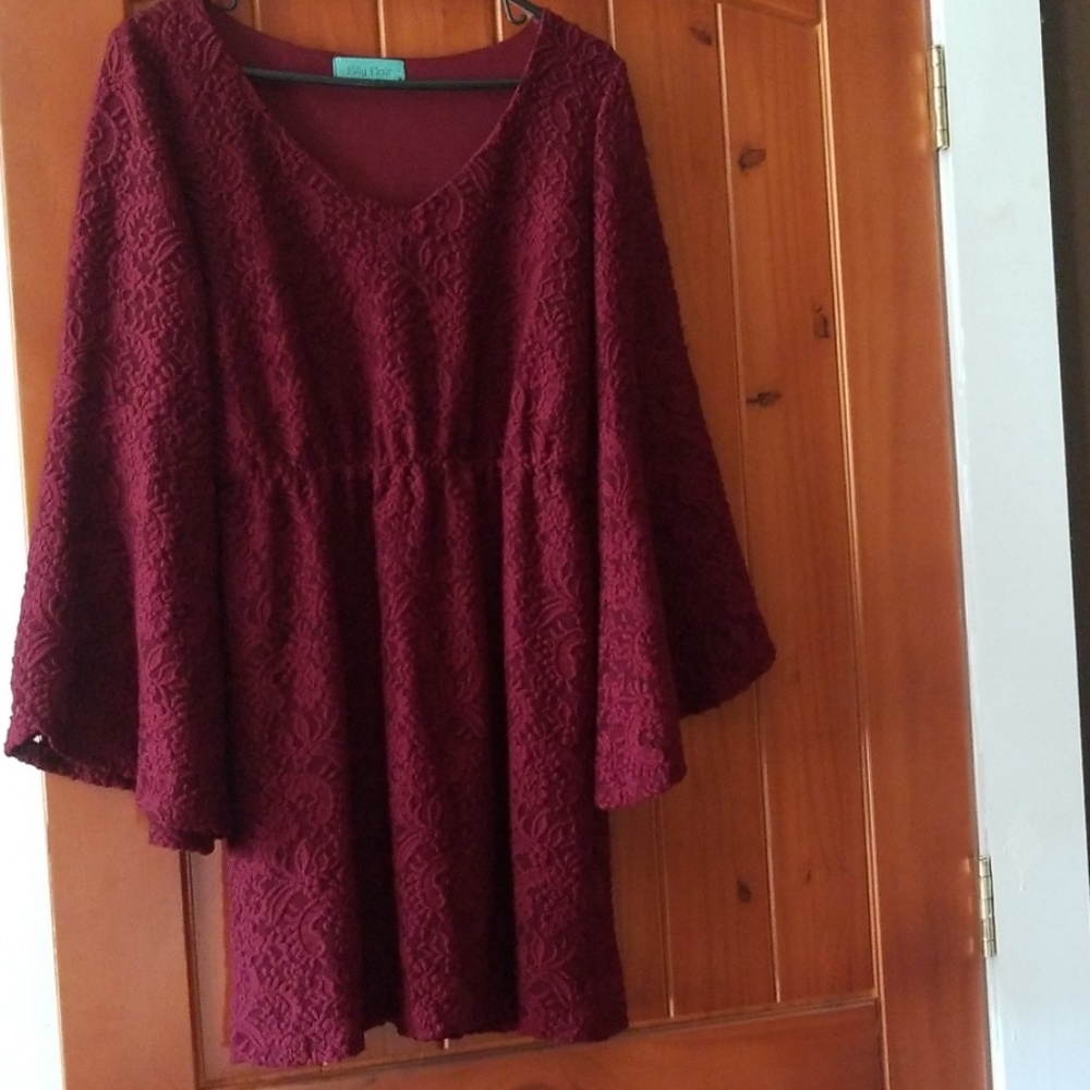 Maroon dress